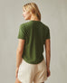 Women's Hemp Jersey Crew Tee - Chive